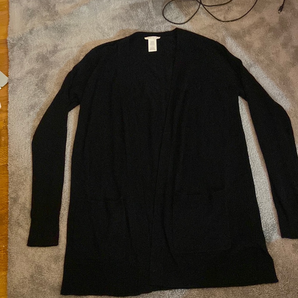 marty m black cardigan